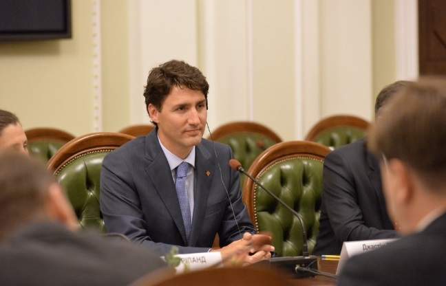 Парубий встретился с премьер-министром Канады