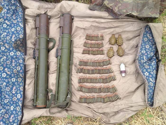 В Донецкой области обнаружен тайник с боеприпасами