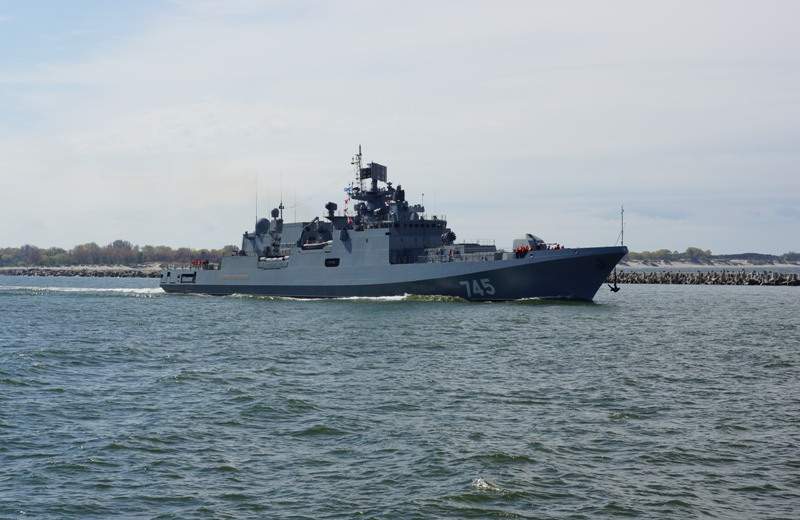 У берегов Латвии замечен военный корабль РФ