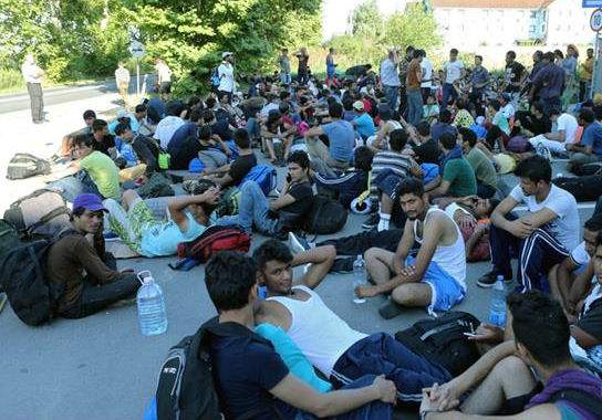 300 беженцев устроили голодовку с требованием пустить их в Венгрию