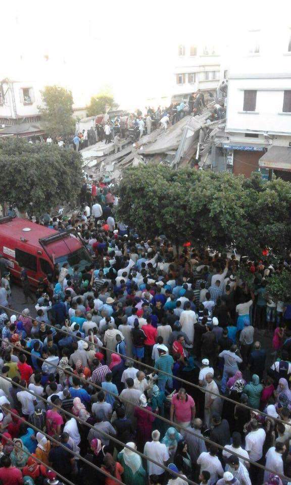 Обвал дома в Марокко. 16 человек пострадали