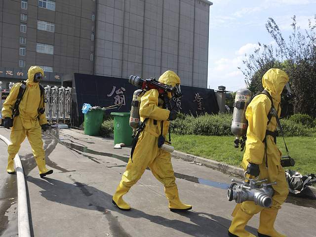 На севере Китая по причине утечки газа эвакуировали людей