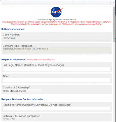 NASA открыло доступ к своему программному обеспечению