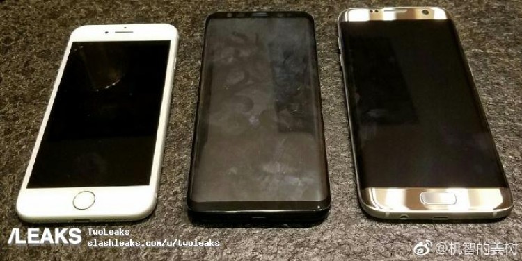 Samsung Galaxy S8 сравнили с iPhone 7 и Galaxy S7 edge на фото