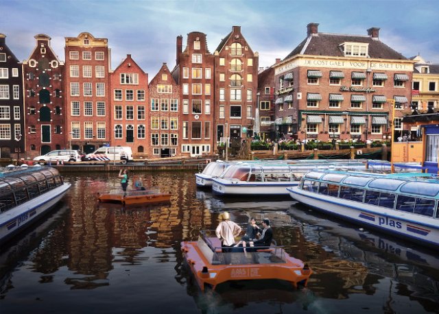 Роболодки очистят каналы Амстердама от велосипедов
