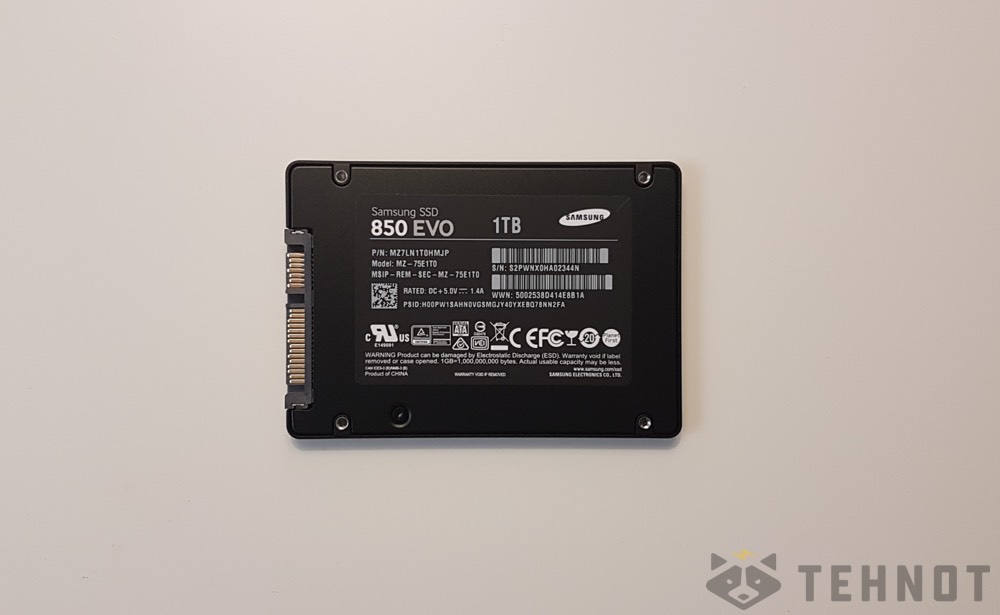 Обзор Samsung SSD 850 Evo: терабайт в объеме!