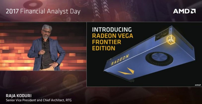 AMD представила профессиональную видеокарту Radeon Vega Frontier Edition
