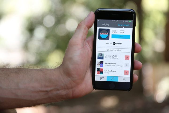 Потоковый аудиоплеер Mighty для Spotify, наконец, стал доступен за 