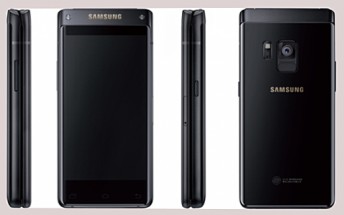 Появился рендер смартфона-раскладушки Samsung W2018