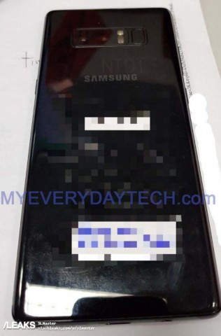 Появилось живое фото Samsung Galaxy Note 8