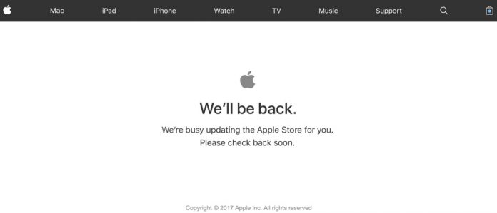 Apple закрыла интернет-магазин в преддверии анонса
