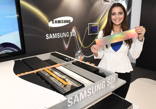 Samsung показал во Франкфурте новые аккумуляторы для электромобилей