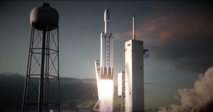 Видео: SpaceX провела успешные испытания всех трёх ускорителей тяжёлой ракеты Falcon Heavy