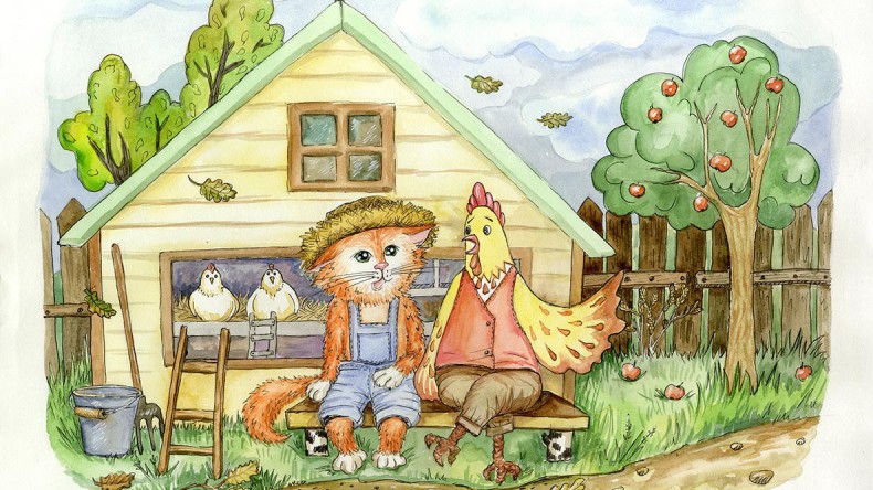 Сказочный мир кота Барсика в детской книге о доброте и любви