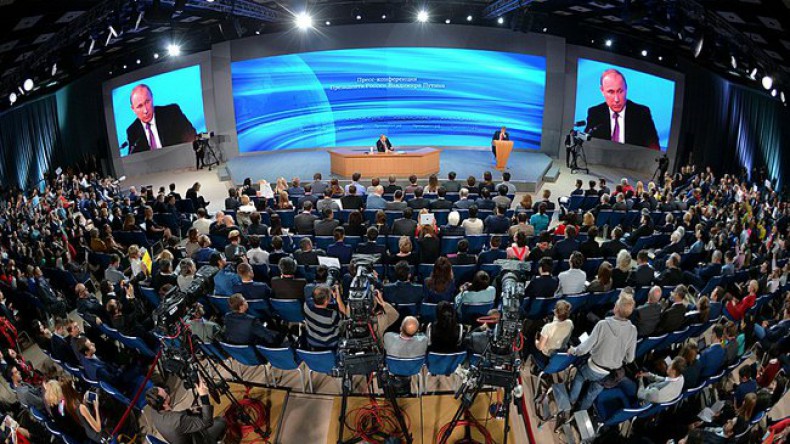 Стала известна дат большой пресс-конференции Владимира Путина