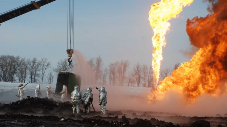 На скважине на Ямале произошёл выброс газа и воды
