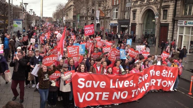 В Ирландии прошел марш против абортов