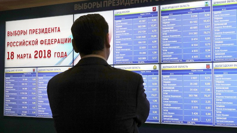 Итоги голосования на выборах президента России отменены на семи участках