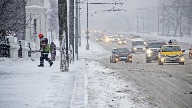 На выходных в Москву придет зима