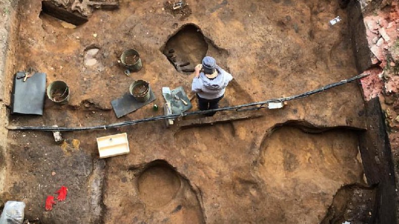 Археологи обнаружили череп мамонта с кладом внутри на Зарайской стоянке