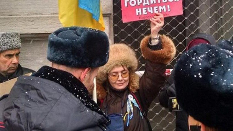 Петербургские активисты провели митинг за мир с Украиной