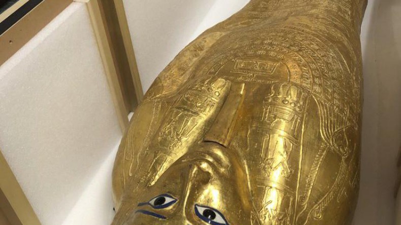 В Музее искусств Метрополитен был выставлен саркофаг, украденный из Египта