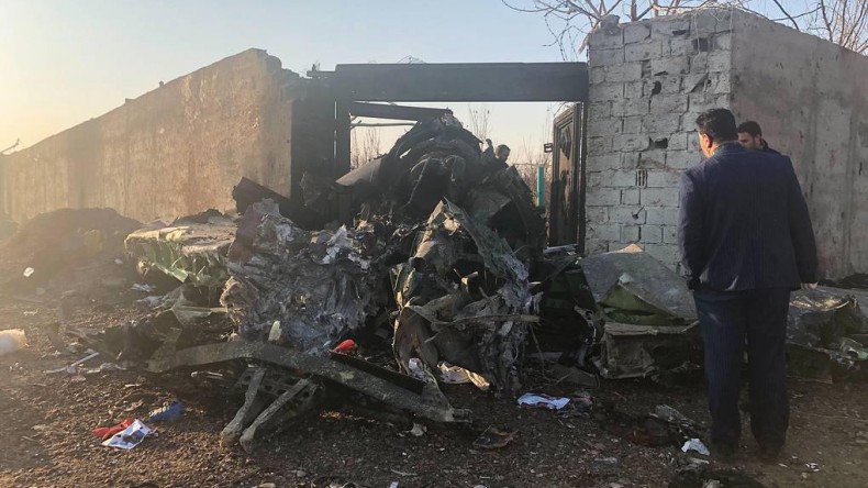 В Иране потерпел крушение украинский пассажирский лайнер