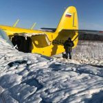 В Магадане частный самолёт Ан-2 совершил жёсткую посадку