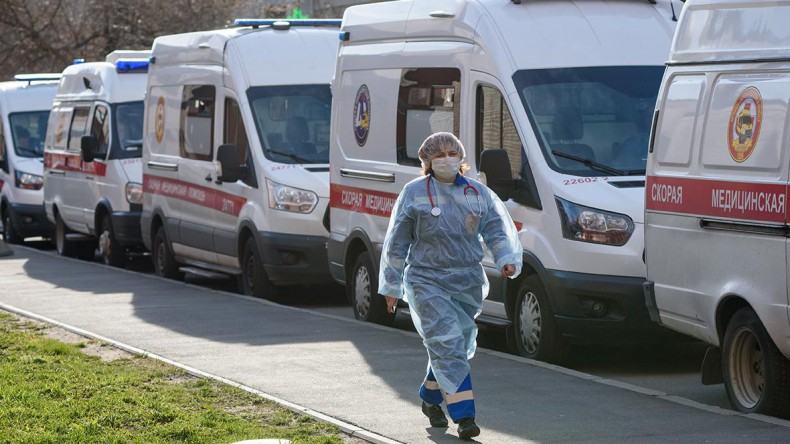 За сутки в России выявлено на 570 меньше больных коронавирусом, чем сутки назад