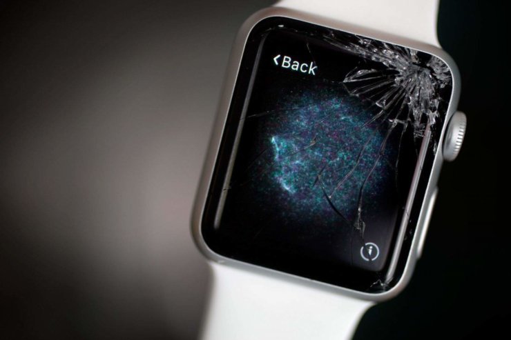 Как выполняется ремонт разбитого стекла на Apple Watch?